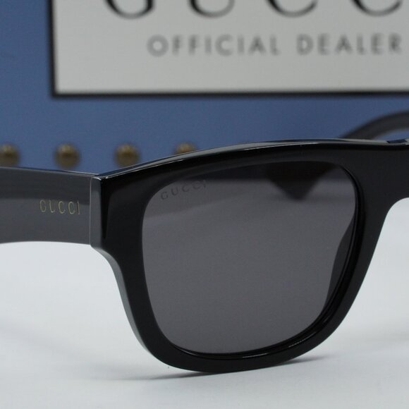 Final Price! Gucci GG1427S 001 Black/Grey Sunglasses - Picture 5 of 10